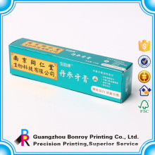 Hot toothpaste packaging, paper cosmetic box, cosmetic paper box